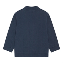 BIRKHOLM Sweat Cardigan Navy Blå